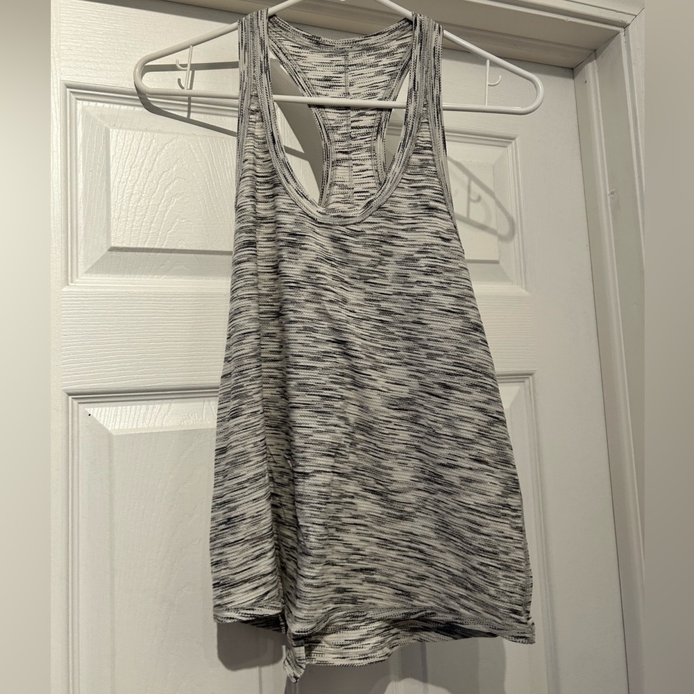Lululemon Athletica Black and White Tank Top